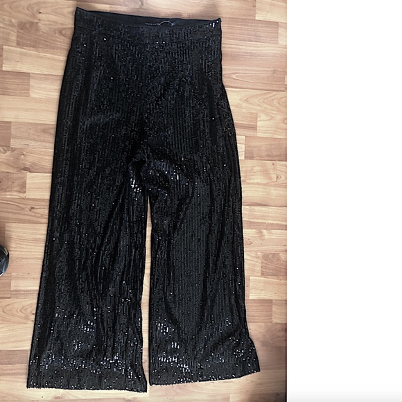 Code x Mode Sequin Pants Wide Leg in black - Picture 4 of 10